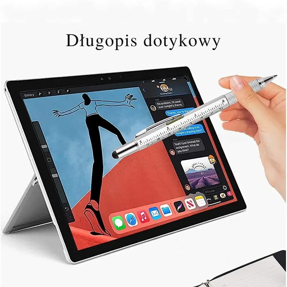 OmniPen™ 6w1 - Wielofunkcyjny Długopis Taktyczny