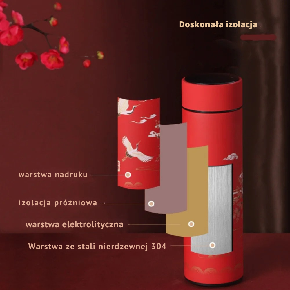 ZenCup™ Smart Termos - Orientalna Edycja Premium (Z LED)